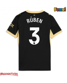 Manchester City Ruben Dias #3 Tricou Fotbal Replică 2026-27 Femei Deplasare Manchester City Ruben Dias #3 Tricou Fotbal Replică 2026-27 Femei Deplasare